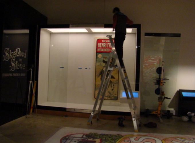 Chris setting the light levels (Credit: TOSM)