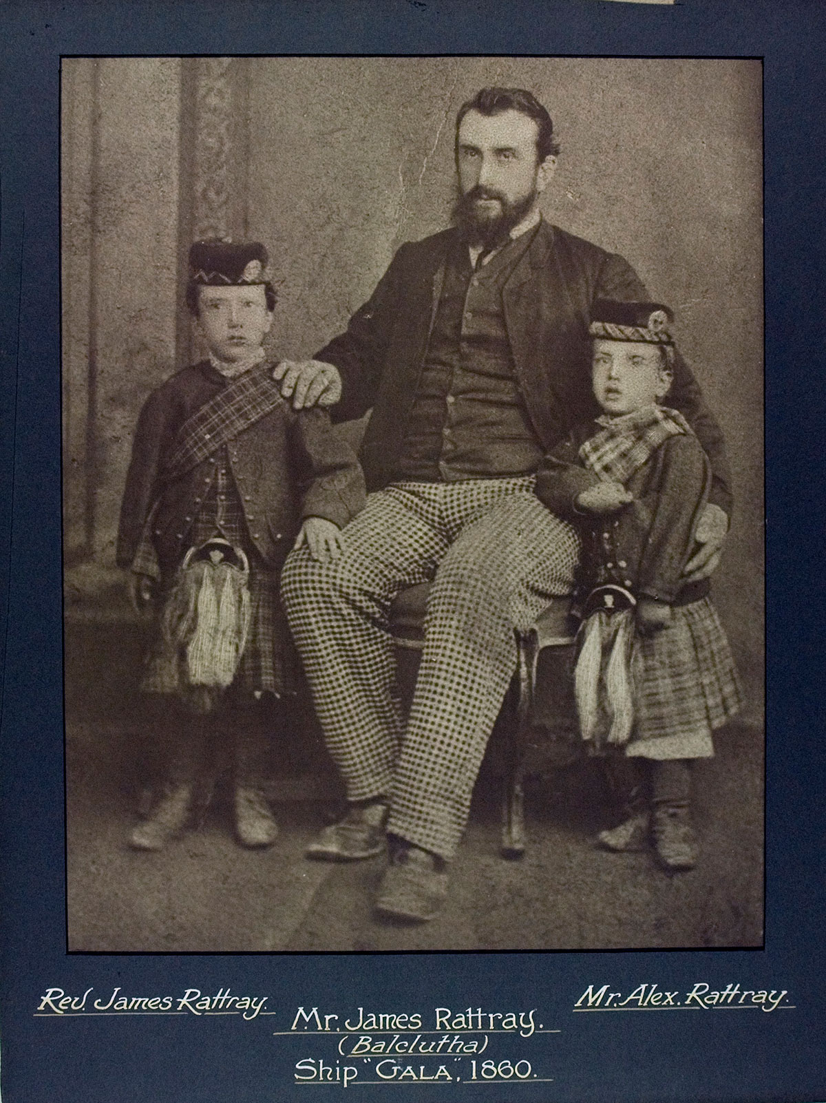 Mr James Rattray and Masters James and Alexander Rattray