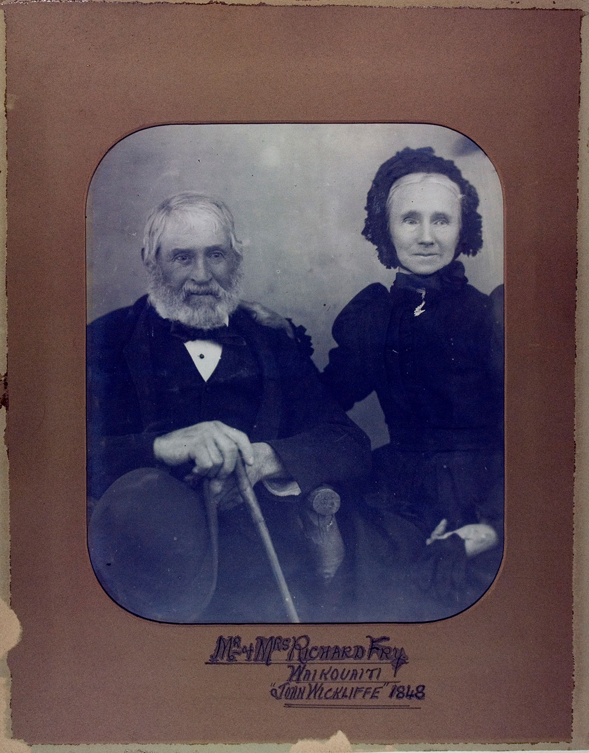 Mr and Mrs Richard Fry (née Agnes McLeod)
