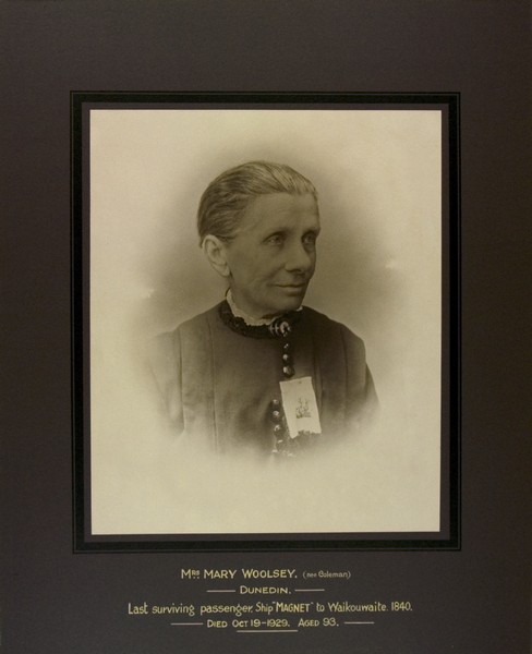 Mrs Mary Woolsey (née Coleman)