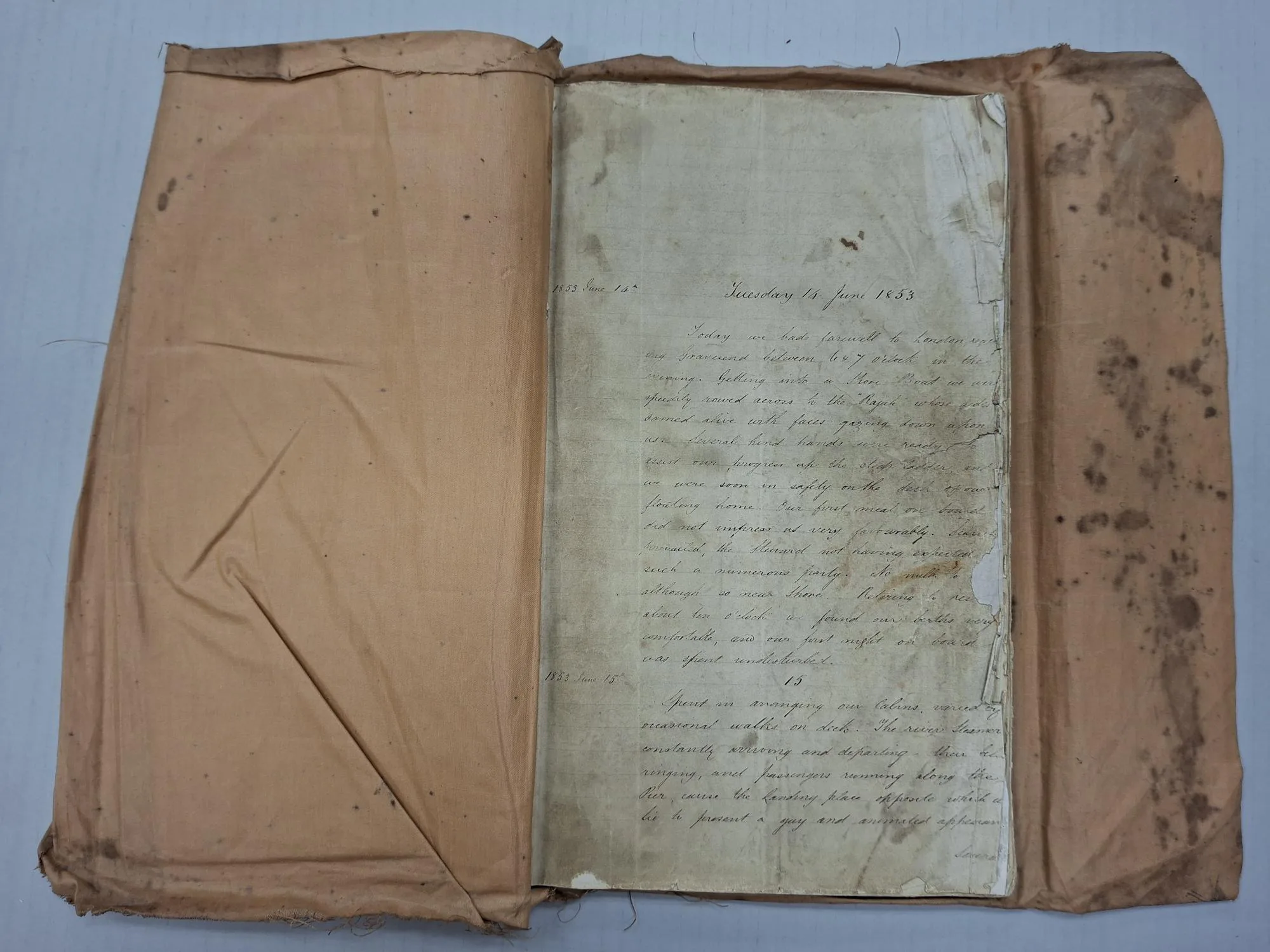 Settler and Shipboard Diaries