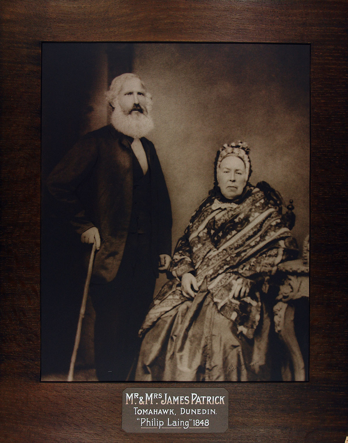 Mr and Mrs James Patrick (née Isabella Hunter)