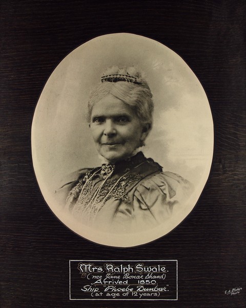 Mrs Ralph Swale (née Jane Shand)