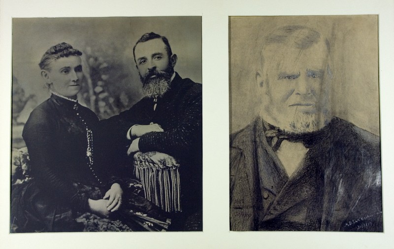 Mr and Mrs William Barnes and Mr John Barnes