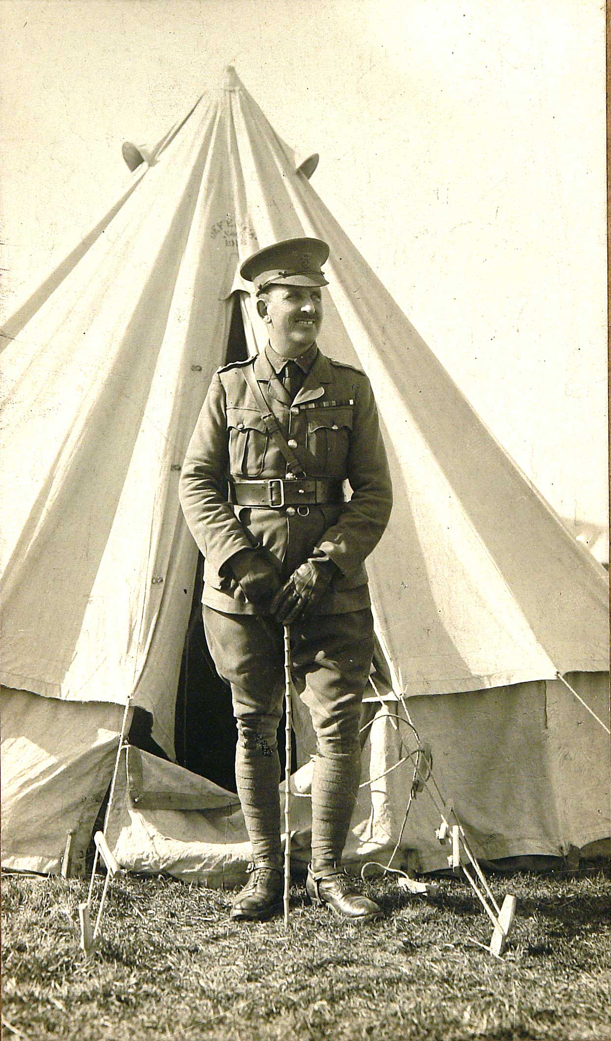 Lieutenant-Colonel Bauchop in uniform in 1914