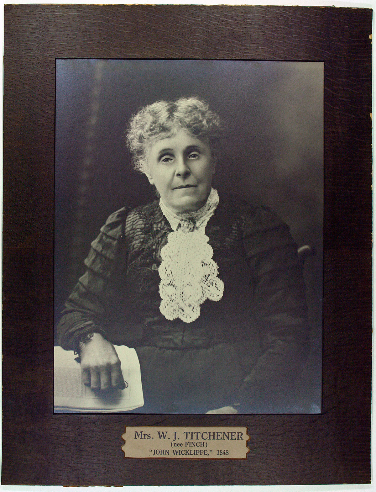 Mrs William James Titchener (née Elizabeth Finch)