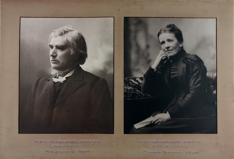 Reverend Michael and Isabella Watt (née Shand)